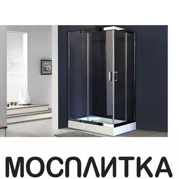 Душевой уголок Royal Bath RB 8120HP-T-CH (прозрачное) L