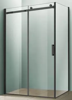 Душевой уголок Vincea Como VSR-1C9012CLB 120x90 см черный, стекло прозрачное