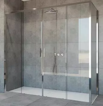Душевой уголок Vincea Garda VSR-1G21019CL 190x100 см хром, стекло прозрачное