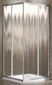 Душевой уголок Vincea Garda VSS-1G8010CH 100x80 см хром, стекло шиншилла