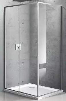 Душевой уголок Vincea Slim VSR-2SL9012CL-L 120x90 см хром, стекло прозрачное, левый, Easy Clean