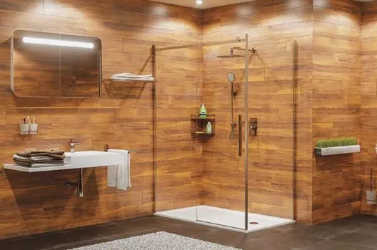 Душевой уголок Wasserkraft Alme 15R10 100 см стекло прозрачное