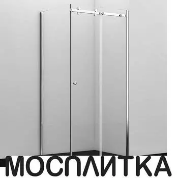 Душевой уголок Wasserkraft Vils 100х100 см 56R19 профиль хром, стекло прозрачное