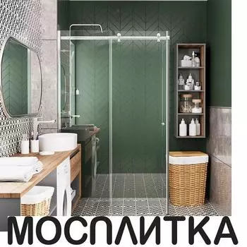 Душевой уголок Wasserkraft Vils 100х90 см 56R22 профиль хром, стекло прозрачное