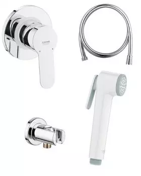 Гигиенический душ Grohe BauEdge 124897 со смесителем