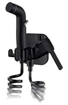 Гигиенический душ Rush Capri CA1435-99Black со смесителем, черный