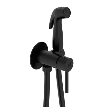 Гигиенический душ со смесителем Milardo Tidy 001BLR0M08 черный
