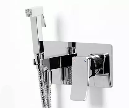 Гигиенический душ со смесителем Wasserkraft Aller 10638, хром