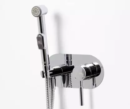 Гигиенический душ со смесителем Wasserkraft Main 4138, хром