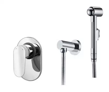 Гигиенический душ WasserKRAFT Donau A15356, хром