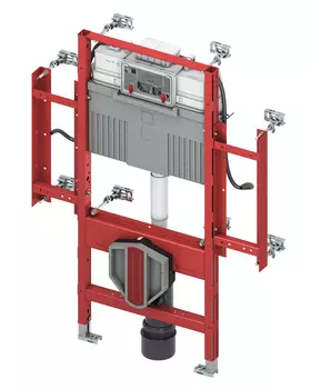 Инсталляция для подвесного унитаза TECE Profil со смывным бачком Uni для людей с ограниченной подвижностью