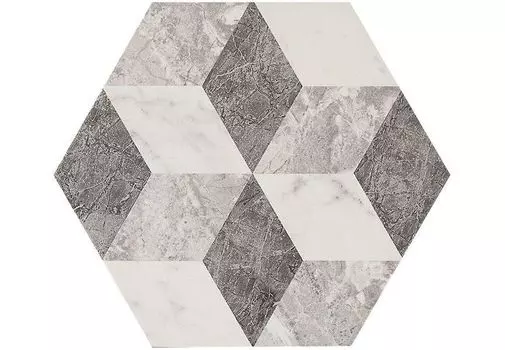 Керамогранит Allmarble Altissimo Decoro 21х18,2