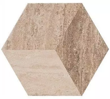 Керамогранит Allmarble Travertino Decoro 21х18,2