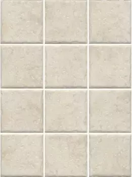 Керамогранит Брюссель из 12 частей 9,8х9,8 бежевый светлый матовый 30х40