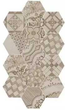 Керамогранит Decoro Cementine Caldo 21х18,2