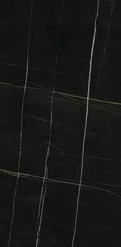 Керамогранит Греппи черный обрезной лаппатированный 60х119,5