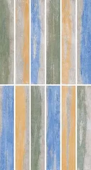 Керамогранит Колор Вуд микс обрезной 13х80