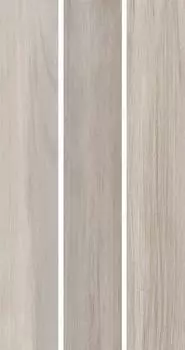 Керамогранит Ливинг Вуд серый светлый обрезной 9,6х60