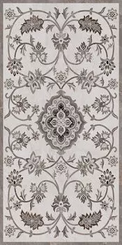 Керамогранит Парнас пепельный декорированный лаппатированный 40х80