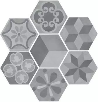 Керамогранит Пуату микс 20х23,1