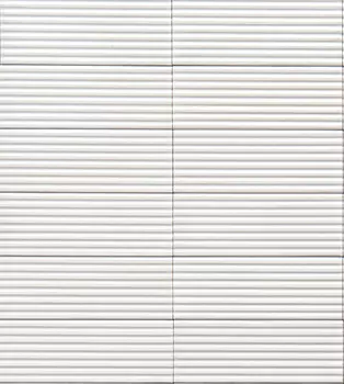 Керамогранит Rice Bianco Strutt. Pleat 3D Lux 7,5х20