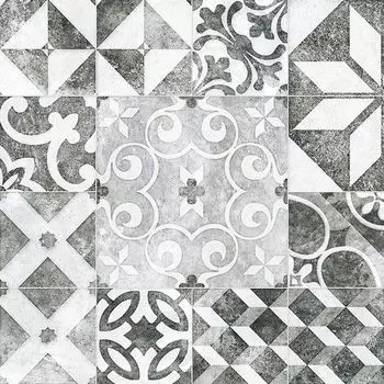 Керамограnнит Raven пэтчворк серый 42х42