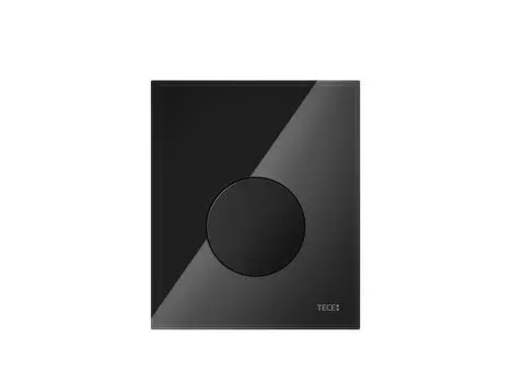 Клавиша смыва для писсуара TECE Loop стеклянная с картриджем, черная