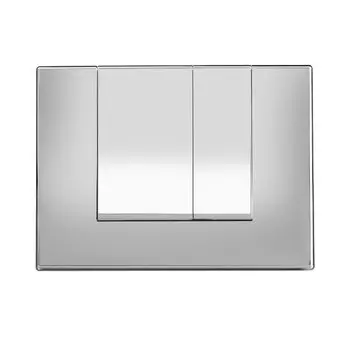 Клавиша смыва для унитаза Berges Wasserhaus Novum S3 (Square) 040043 хром глянцевый