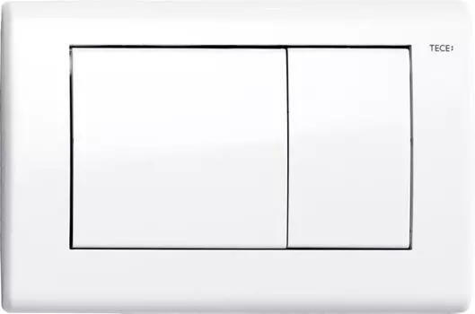 Клавиша смыва для унитаза TECE Planus, белая глянцевая