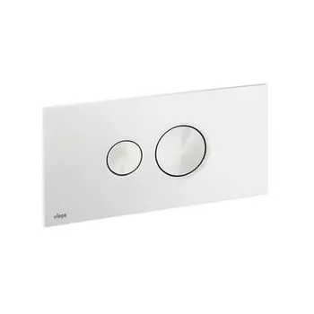 Клавиша смыва для унитаза Viega Visign for Style 10 альпийский белая
