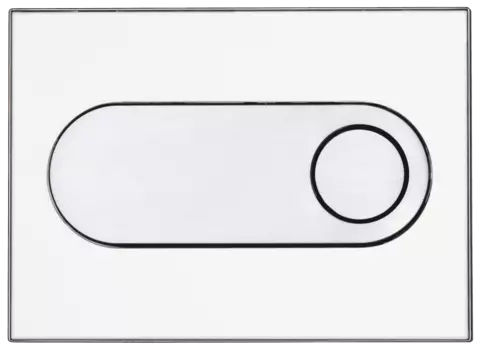 Клавиша смыва Pestan Fluenta ONYX белая 40006363