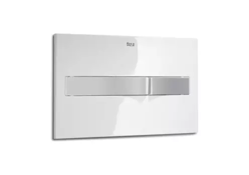 Кнопка смыва Roca PL-2 890096005 белый, хром матовый