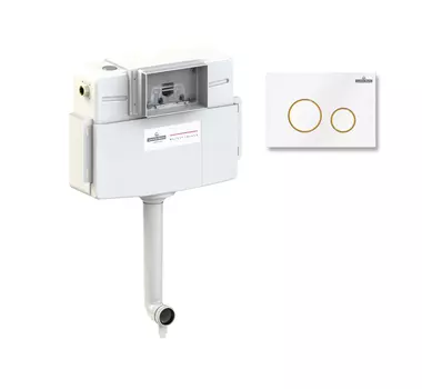 Комплект бачка скрытого монтажа для приставного унитаза 2 в 1 Lavinia Boho Relfix, 77030049