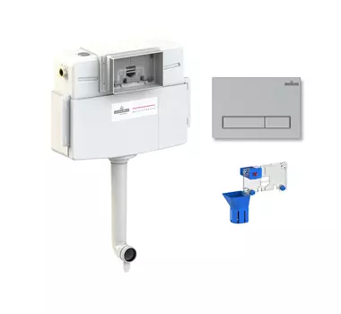 Комплект бачка скрытого монтажа для приставного унитаза 3 в 1 Lavinia Boho Relfix, 77030056