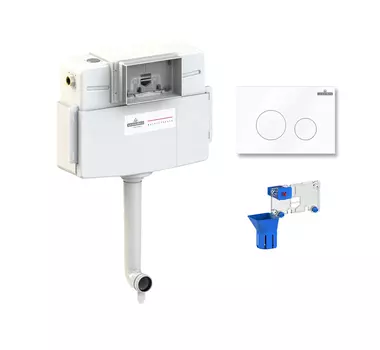 Комплект бачка скрытого монтажа для приставного унитаза 3 в 1 Lavinia Boho Relfix, 77030058