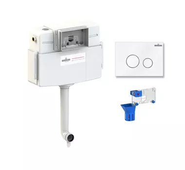 Комплект бачка скрытого монтажа для приставного унитаза 3 в 1 Lavinia Boho Relfix, 77030064