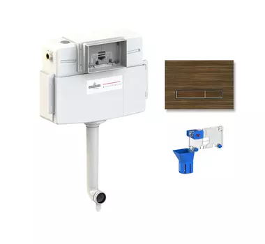 Комплект бачка скрытого монтажа для приставного унитаза 3 в 1 Lavinia Boho Relfix, 77030066