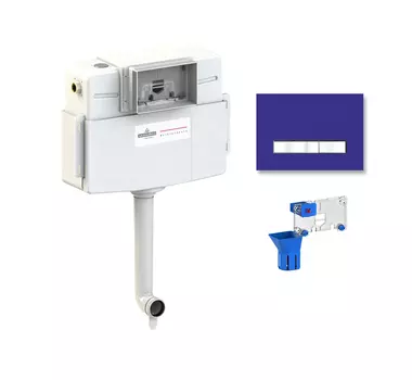 Комплект бачка скрытого монтажа для приставного унитаза 3 в 1 Lavinia Boho Relfix, 77030068