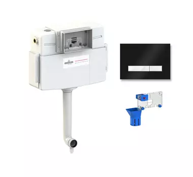 Комплект бачка скрытого монтажа для приставного унитаза 3 в 1 Lavinia Boho Relfix, 77030072