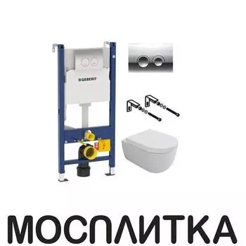 Комплект Bocchi Parma 1417-001-0129 подвесной унитаз + инсталляция Geberit 458.124.21.1