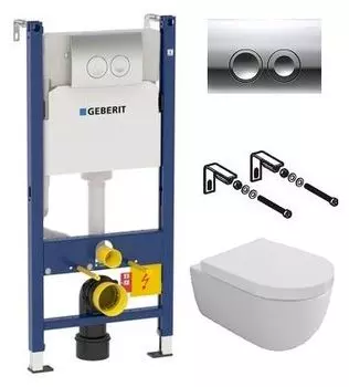 Комплект Bocchi V-Tondo 1416-001-0129 подвесной унитаз + инсталляция Geberit 458.124.21.1