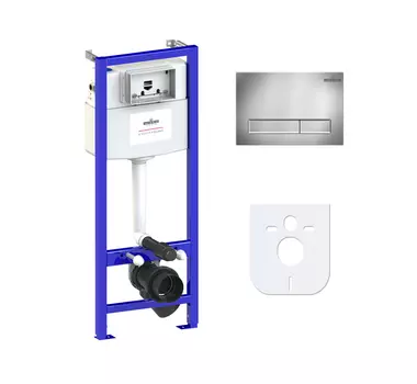 Комплект инсталляции для подвесного унитаза 4 в 1 Lavinia Boho Relfix, 77010002