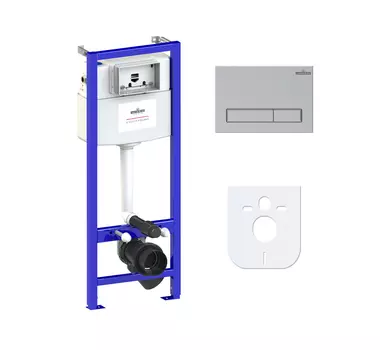 Комплект инсталляции для подвесного унитаза 4 в 1 Lavinia Boho Relfix, 77010003