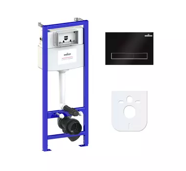 Комплект инсталляции для подвесного унитаза 4 в 1 Lavinia Boho Relfix, 77010004