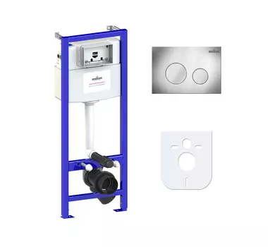 Комплект инсталляции для подвесного унитаза 4 в 1 Lavinia Boho Relfix, 77010006