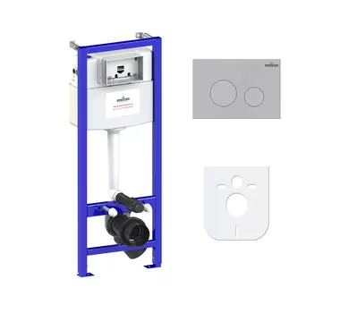 Комплект инсталляции для подвесного унитаза 4 в 1 Lavinia Boho Relfix, 77010007