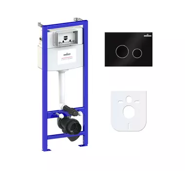 Комплект инсталляции для подвесного унитаза 4 в 1 Lavinia Boho Relfix, 77010012