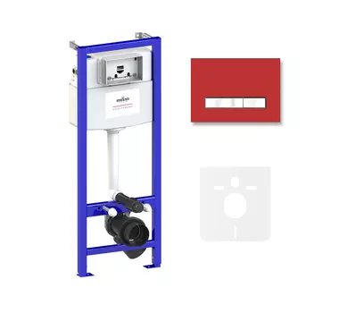 Комплект инсталляции для подвесного унитаза 4 в 1 Lavinia Boho Relfix, 77010014