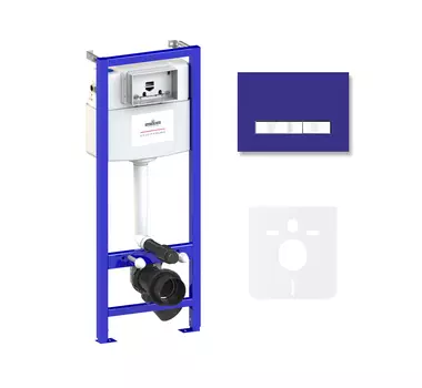 Комплект инсталляции для подвесного унитаза 4 в 1 Lavinia Boho Relfix, 77010015