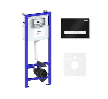 Комплект инсталляции для подвесного унитаза 4 в 1 Lavinia Boho Relfix, 77010016